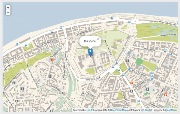 HTML5 Geolocation и OpenStreetMap