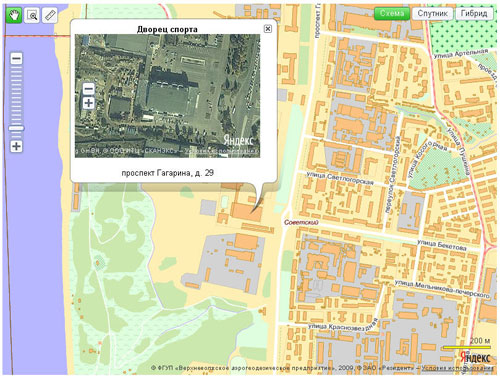 Две Яндекс.Карты на одной странице - карта в балуне