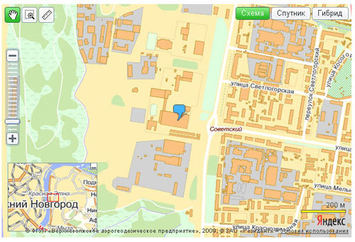 Отображаем файйл YMapsML с использованием API Яндекс.Карт