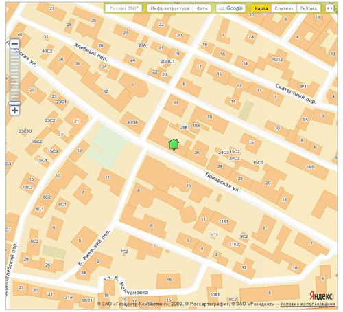Совместное использование API Яндекс.Карт и Google Maps на примере портала «Где Этот Дом.Ру» рис-3