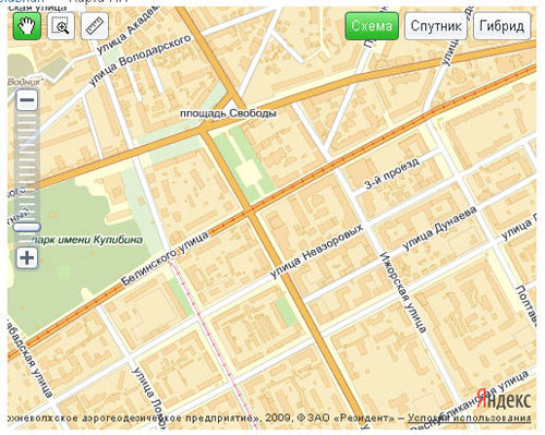 Карта - Компонент яндекс карт для Joomla 1.5